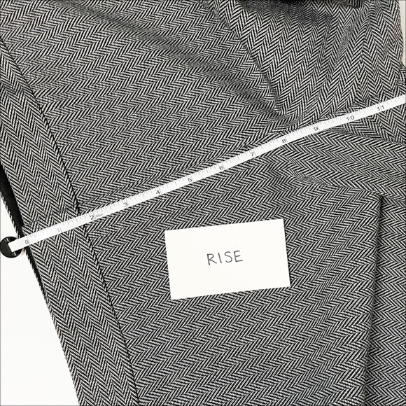 Talbots Italian Luxe Knit Herringbone Straight Leg Pants 12P 12 petite career - Picture 11 of 12